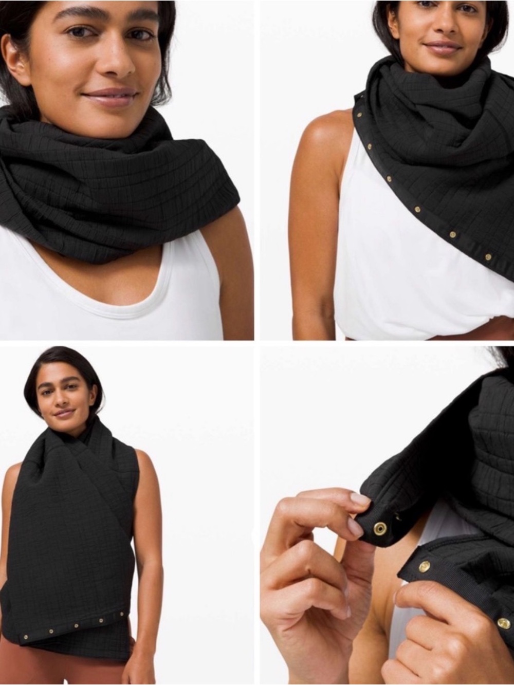 NWT Lululemon Vinyasa Quilted Scarf